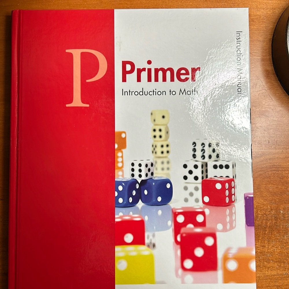Primer Intro to Math Math U See. 1 Student Wkbk , 1 Instruction Manual, 1 DVD.